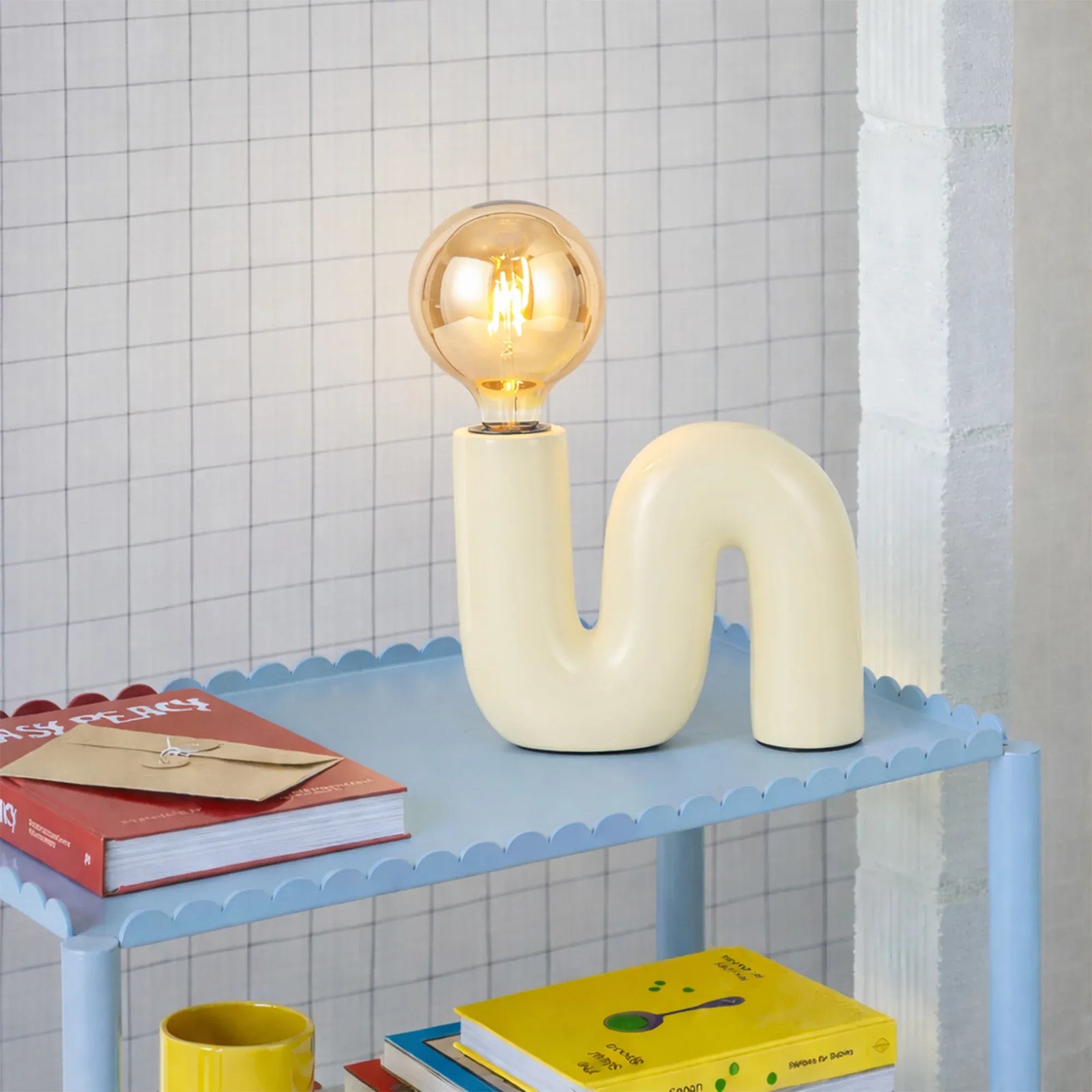 Millie Table Lamp - Cream