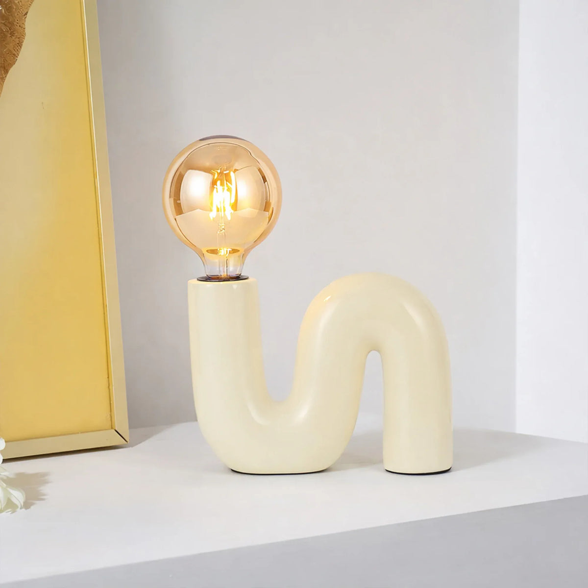 Millie Table Lamp - Cream