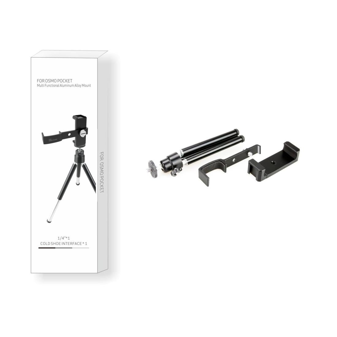Versatile Aluminum Tripod for Dji Pocket - Multi-functional