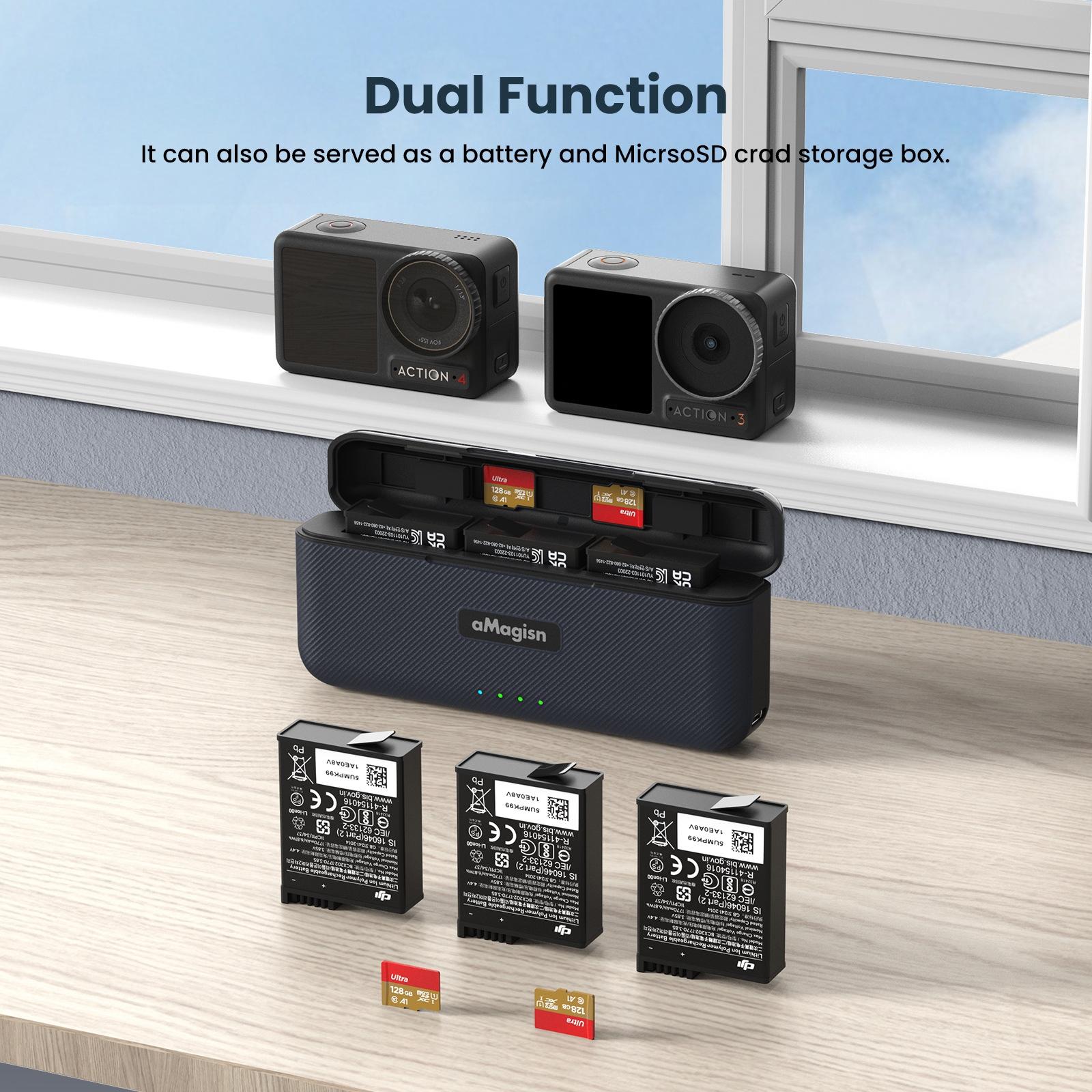 Fast Charge Charger for Sports Camera Accessories - Magisn