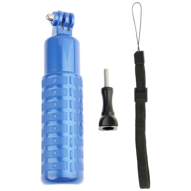 Floating Hand Grip for Action Cameras with Wrist Strap and Screw