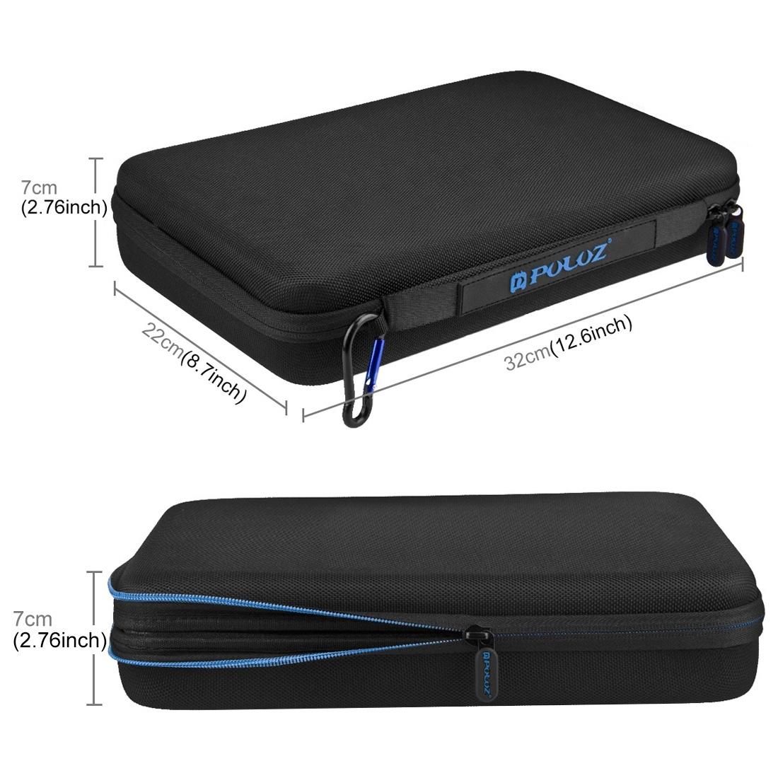 Waterproof Travel Case for Action Cameras and Accessories - Large Size