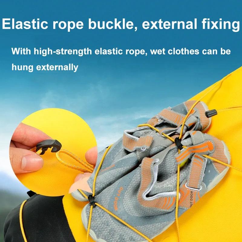 Waterproof Outdoor Stream Tracing Backpack Black 16L - Black-16L