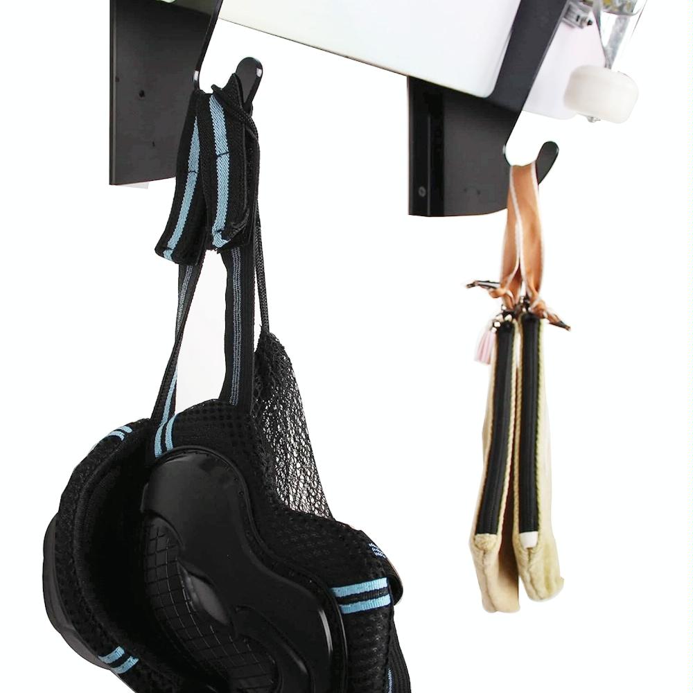 Wall Mount Bracket for Four-wheel Skateboards - 1 Pair