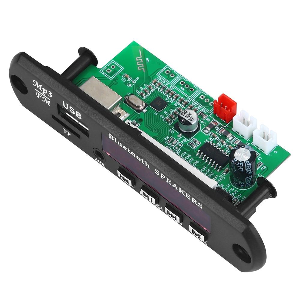 12V Car Mp3 Player Board With Fm Radio Bluetooth Remote Usb Tf