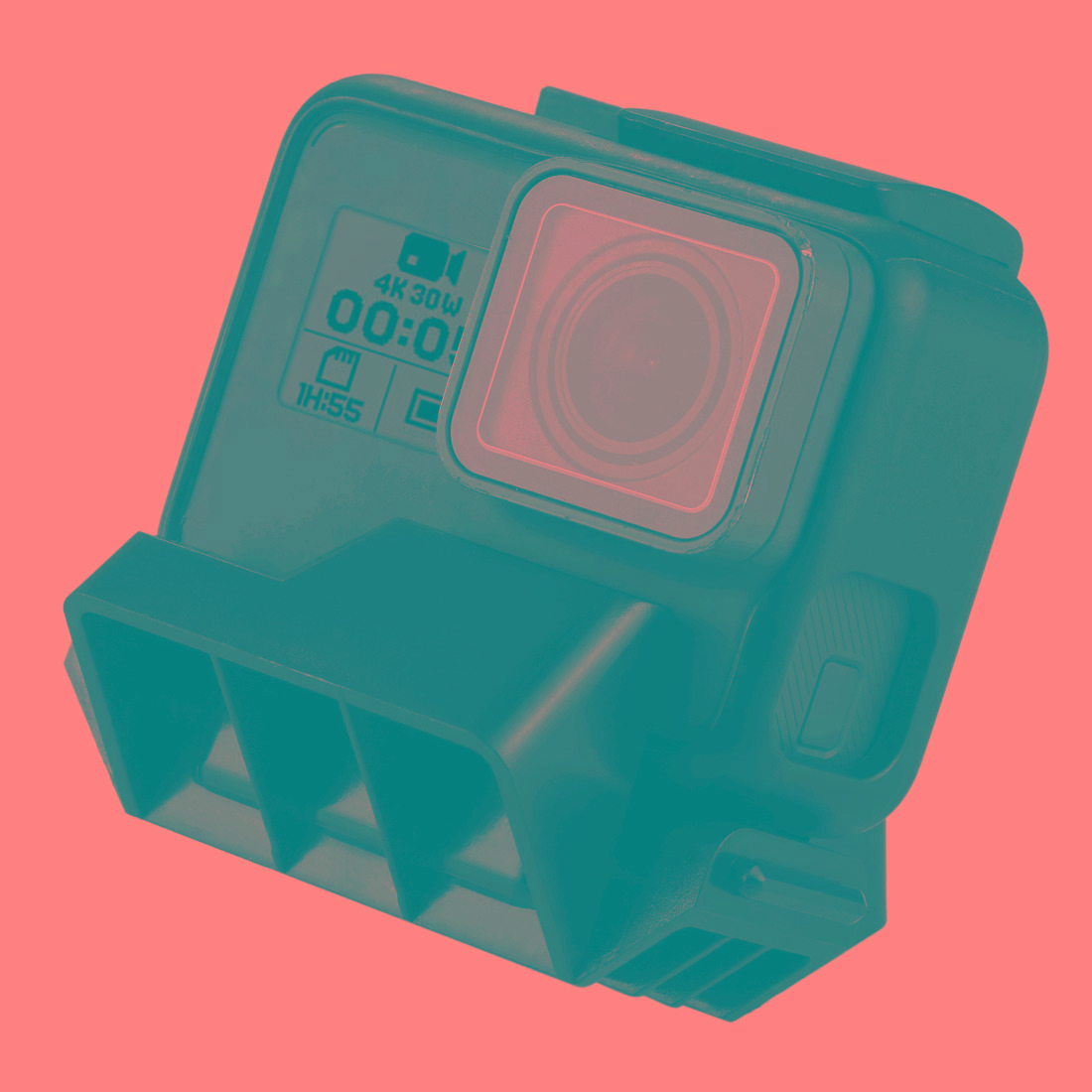 Universal Mount Adapter for Action Cameras - Compatible with Gopro Insta360 Dji and More