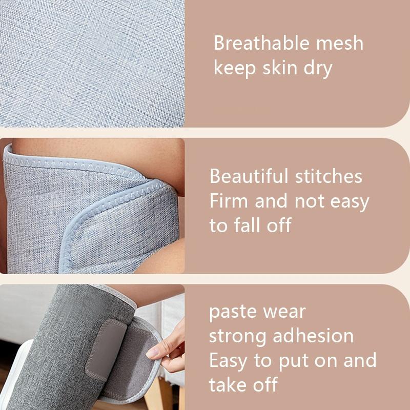 Blue Wireless Leg Massager Hot Compress + Air Pressure + Vibration