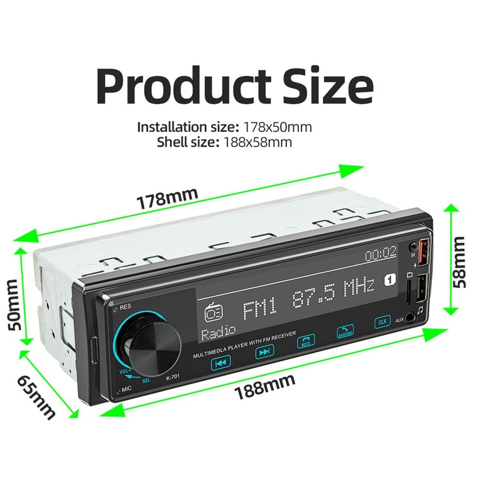 2.5D Touch Car Mp3 Player - Bluetooth Radio Find Car
