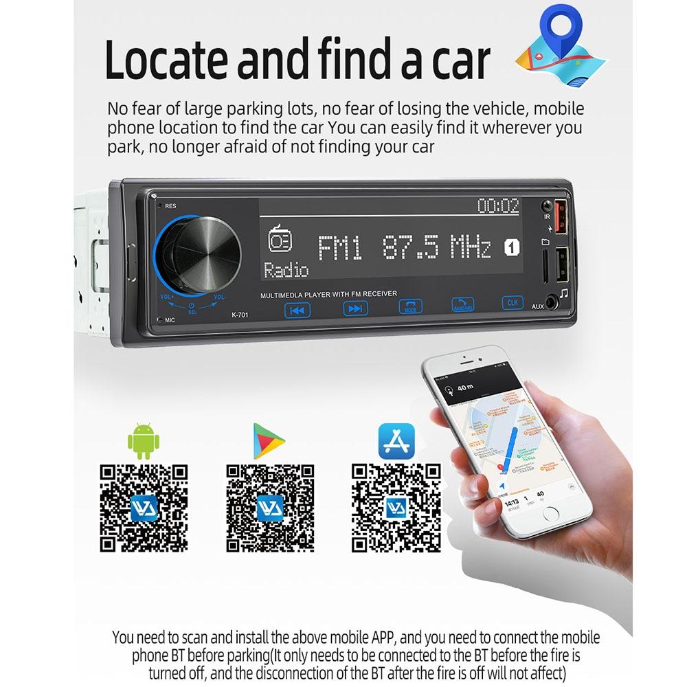 2.5D Touch Car Mp3 Player - Bluetooth Radio Find Car