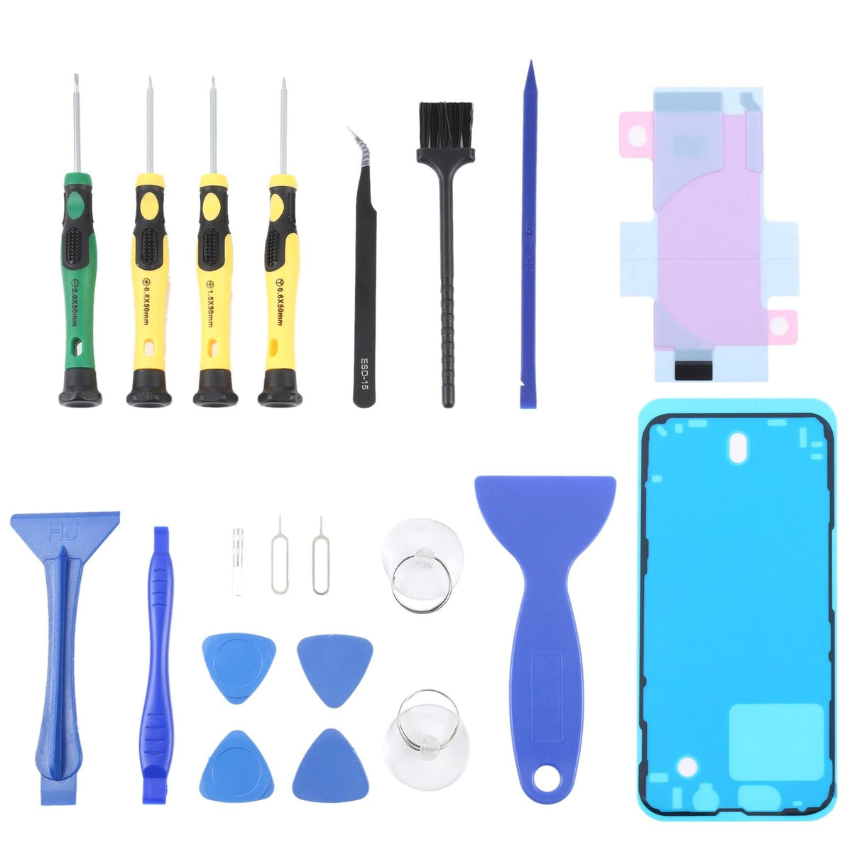 21-in-1 Battery Adhesive &amp; Repair Tool Set for Iphone 13 Mini - Waterproof &amp; Lcd Frame