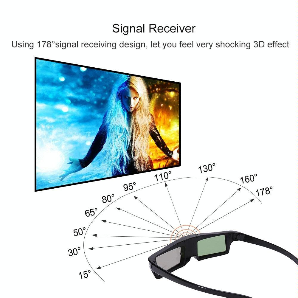 3D Active Glasses For Projectors - Universal