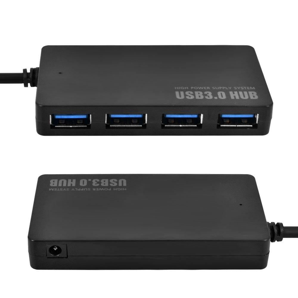 4-Port Usb 3.0 Hub Portable High-Speed Led Hot-Swap