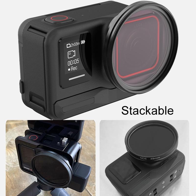 Metal Protective Frame for Insta360 Ace Pro with Filter Support