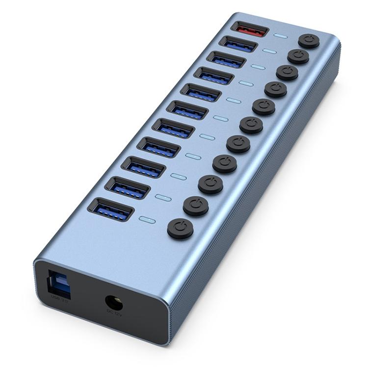 11-In-1 Usb 3.0 Hub With Switch &amp; Power Supply