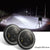 7 Inch H4 / H13 Dc 9V - 30V 3000Lm 6000K 30W Ip67 4Led Lamp Beads Car Round Shape Led Headlight Lamps For Jeep Wrangler / Harley With Angel Eye