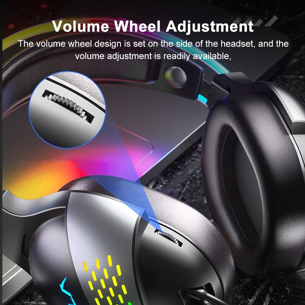 Rgb Gaming Headset With Wired Connection