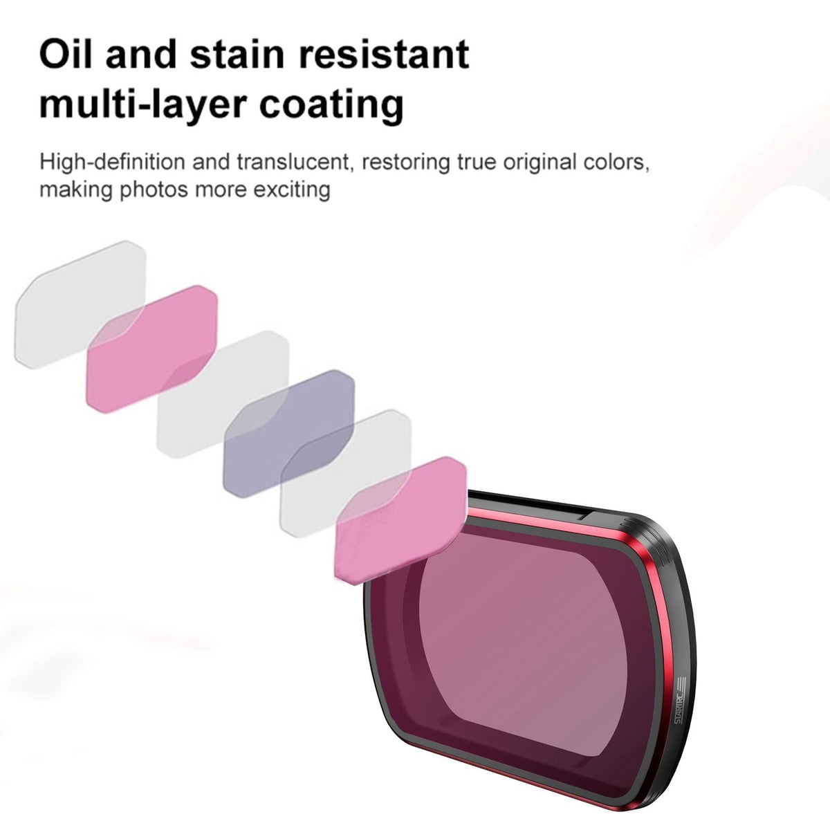 Complete Lens Filter Set for Dji Pocket 3 with Nd8-256 and Cpl