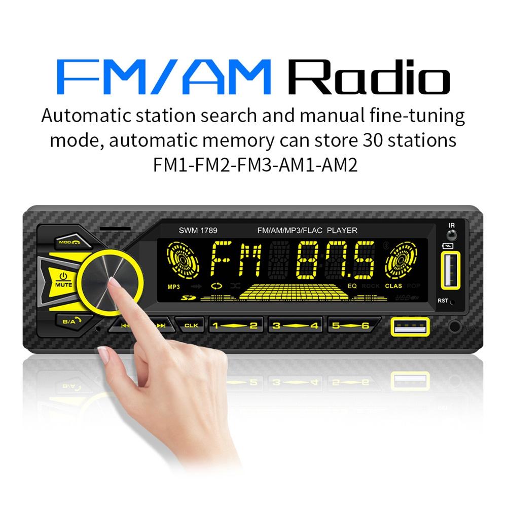 Bluetooth Car Radio Receiver With Remote Control - Mp3 Player 5.1