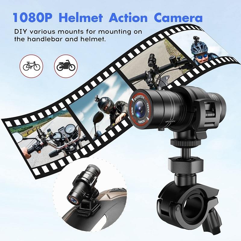 Hd Action Camera for Outdoor Activities - Helmet Mount