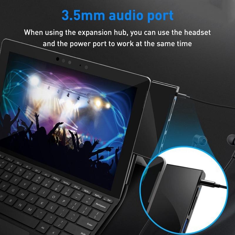 Type-C To Usb3.0 / Hdmi Hub For Surface Pro Go
