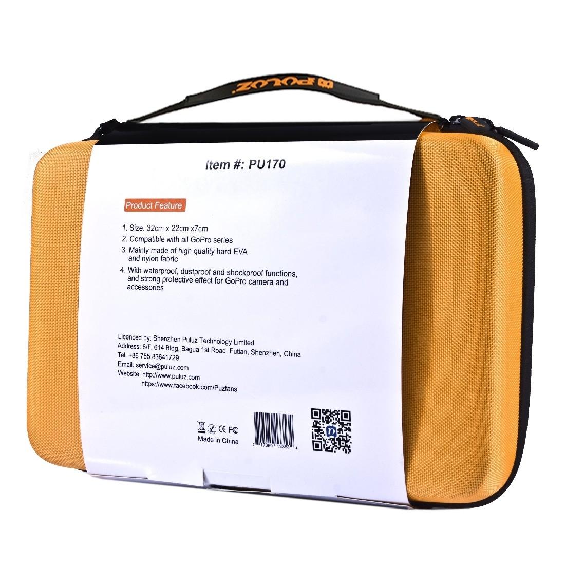 Waterproof Travel Case for Gopro Insta360 Dji Action Cameras - Large Size