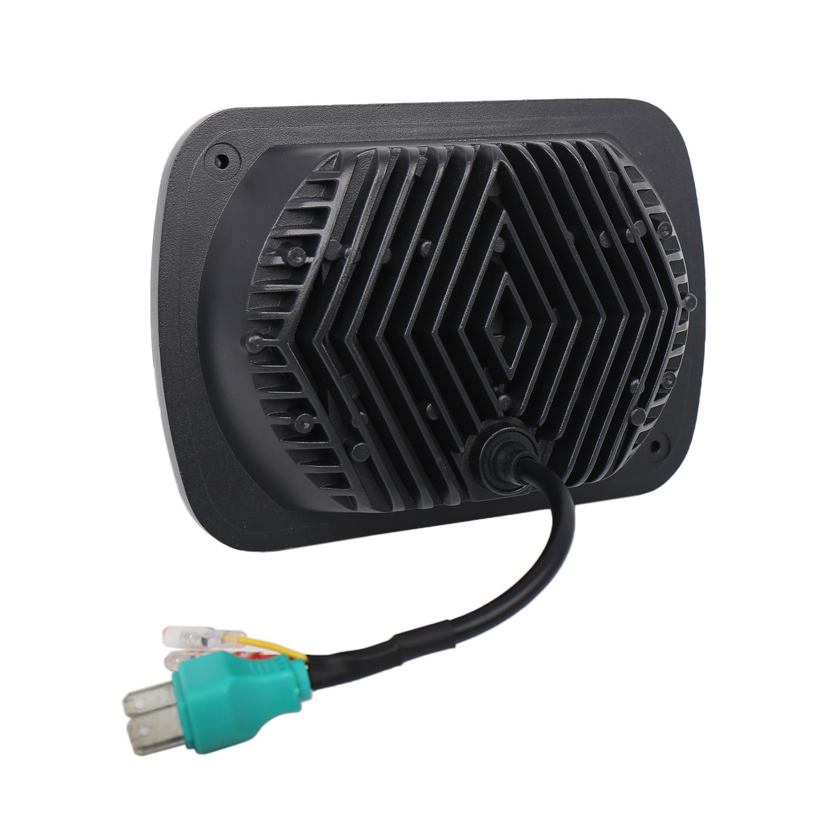 1 Pair 7 Inch Car Square Headlight Work Light