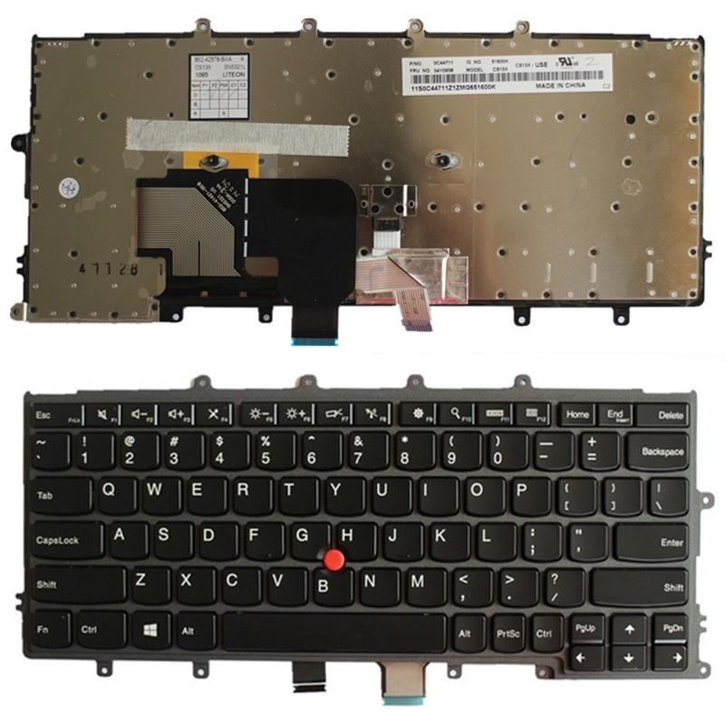 English Laptop Keyboard for Lenovo Thinkpad x Series with Pointing Stick