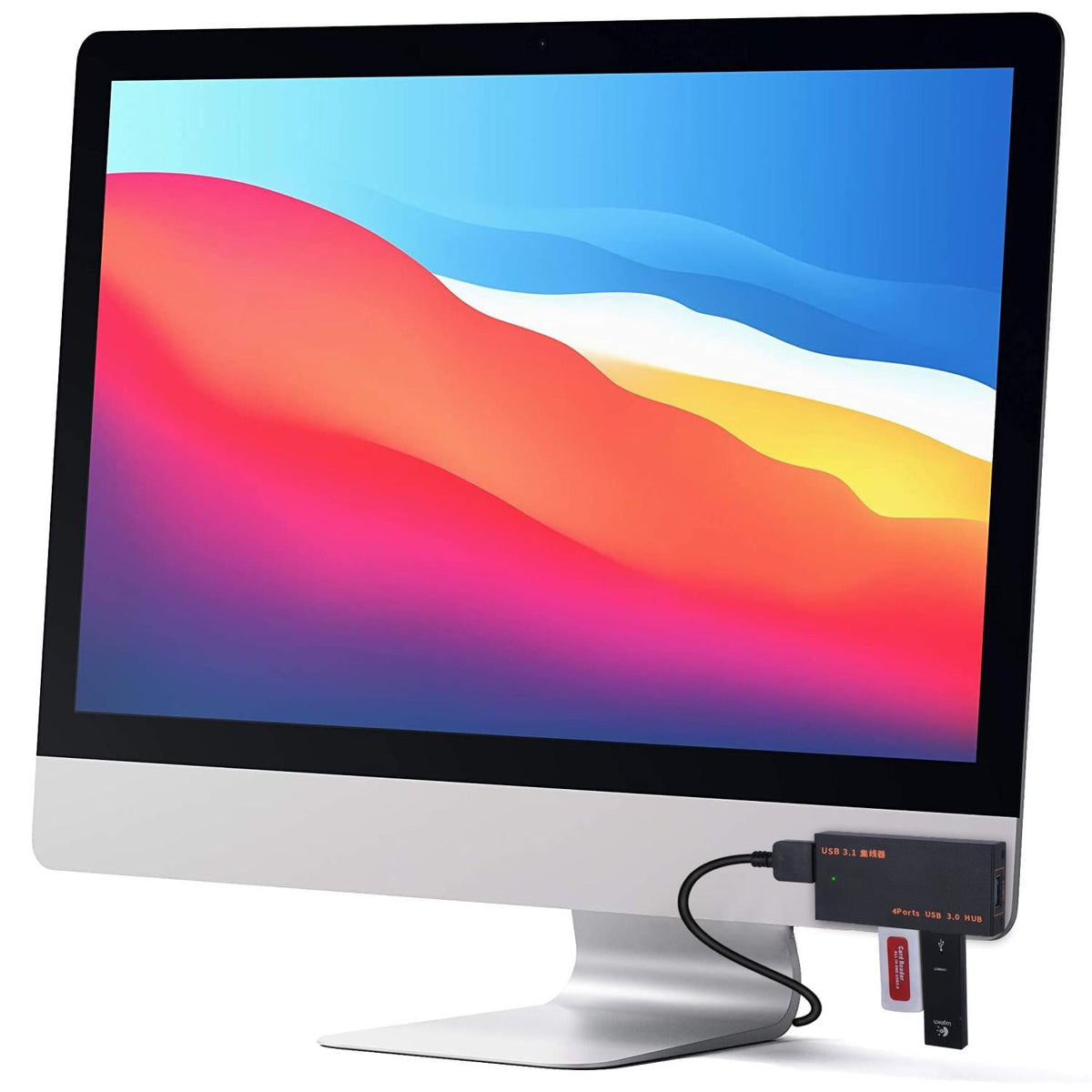 4-In-1 Usb 3.0 Multi-Function Hub Converter