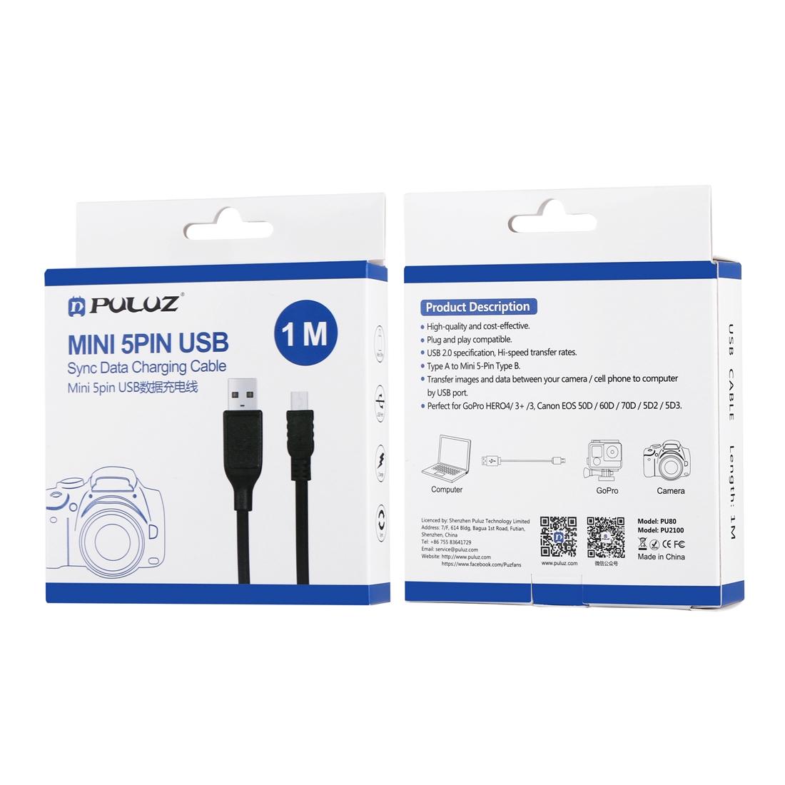 1.5m Usb Sync Cable for Gopro Hero4 / 3 / 3 - Data & Charging