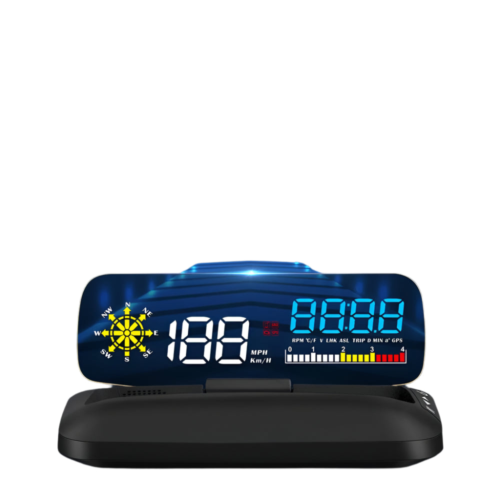 Car Hud Head Up Display Water Temperature / Vehicle Speed / Voltage