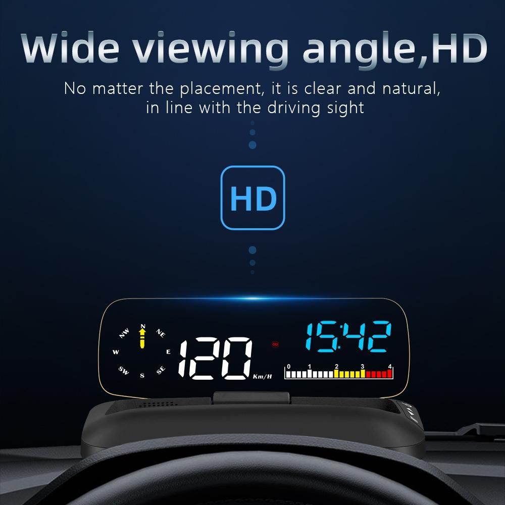 Car Hud Head Up Display Water Temperature / Vehicle Speed / Voltage