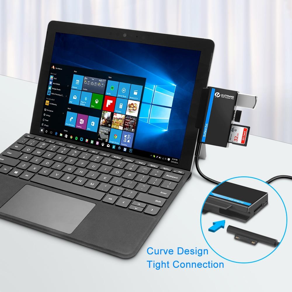 2-In-1 Usb Hub For Microsoft Surface Go