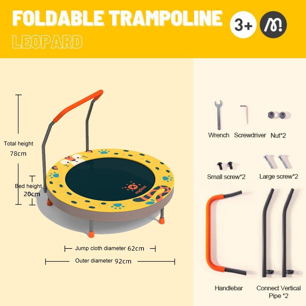Foldable Children Trampoline Indoor Anti Collision Bouncer For Baby Sports
