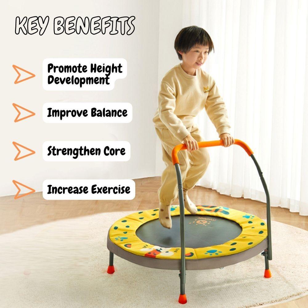 Foldable Children Trampoline Indoor Anti Collision Bouncer For Baby Sports