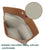 13.3 Inch Litchi Pattern Laptop Sleeve - Light Brown Pu Leather