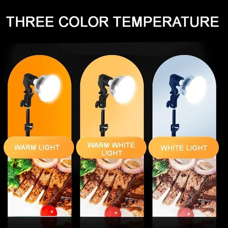 Desktop Photography Stand Kit with Mushroom Fill Light - 90W 155Mm