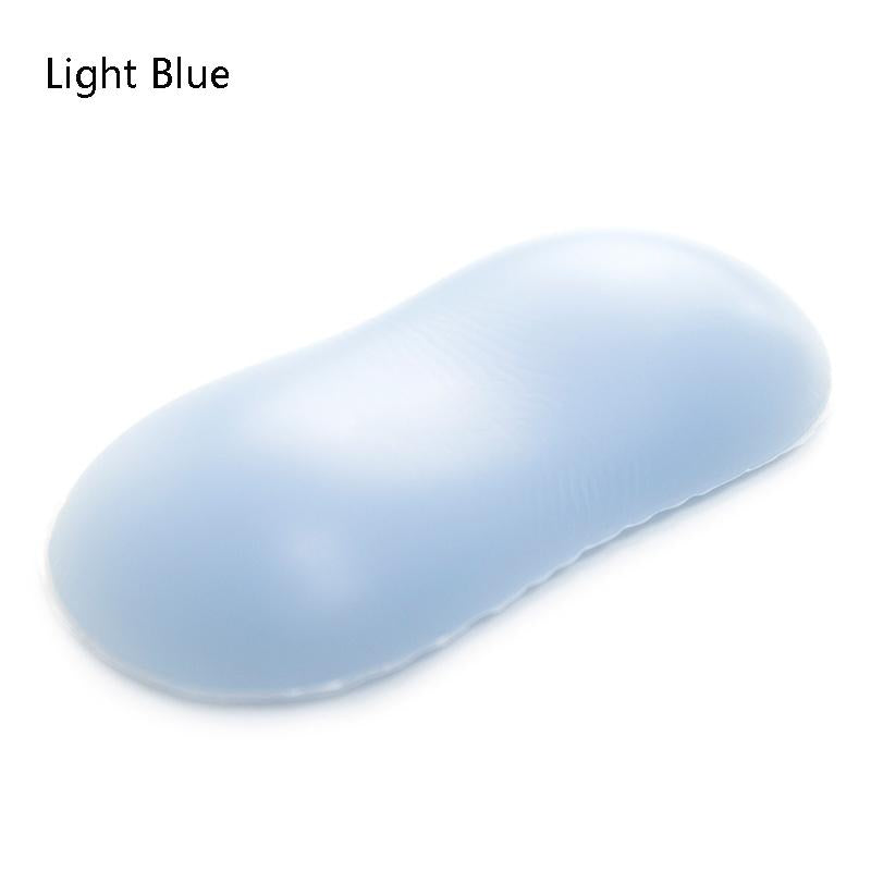 Silicone Wristband Mouse Holder Cute Hand Pillow Light Blue 12.7 X 6.2 X 1.8Cm