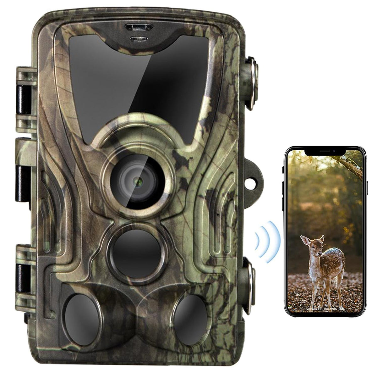 Outdoor Hunting Camera with Wifi &amp; Remote Control - View Photos / Video Anytime