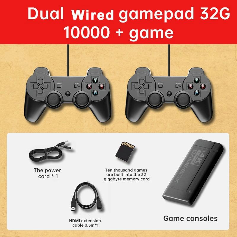 32G K9 Game Console With Double Battle Simulator And 100000 Built-In Games For Tv