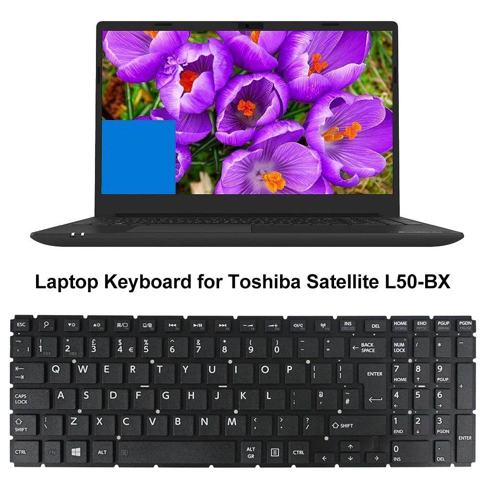 Toshiba L50-bx Laptop Keyboard - Uk Version
