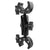18cm Dual Head Motorcycle Handlebar Mount - 18Cm