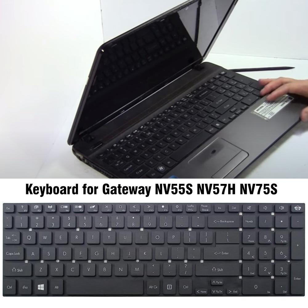 Keyboard for Gateway Nv55s / Nv57h / Nv75s Laptop - Black