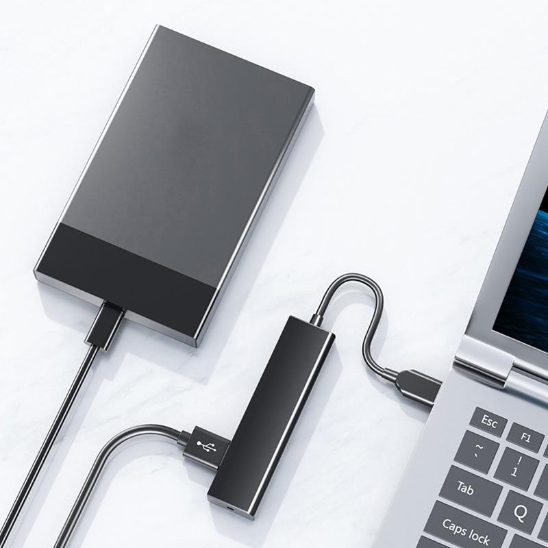 4-Port Usb 2.0 Hub Converter 15Cm Cable No Light Bar