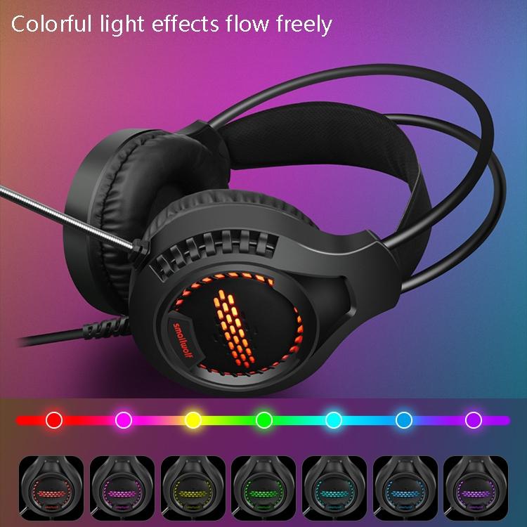 Luminous Wired Gaming Headset For Desktop 3.5Mm Double Plug