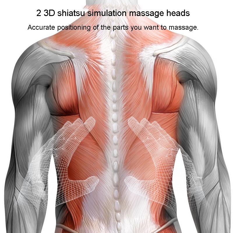 Portable Lumbar And Neck Massager For Car Gray Charging Model - Wired Model Gray