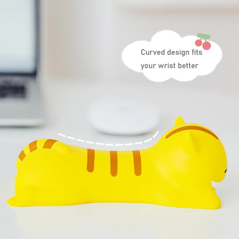 Memory Foam Mouse Pad With Cute Pattern For Comfortable Wrist Support - Cat