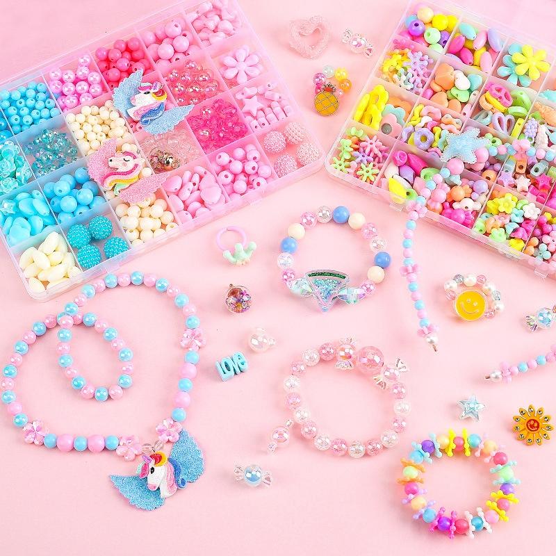 15 Grids Diy Beaded Jewelry Set For Kids