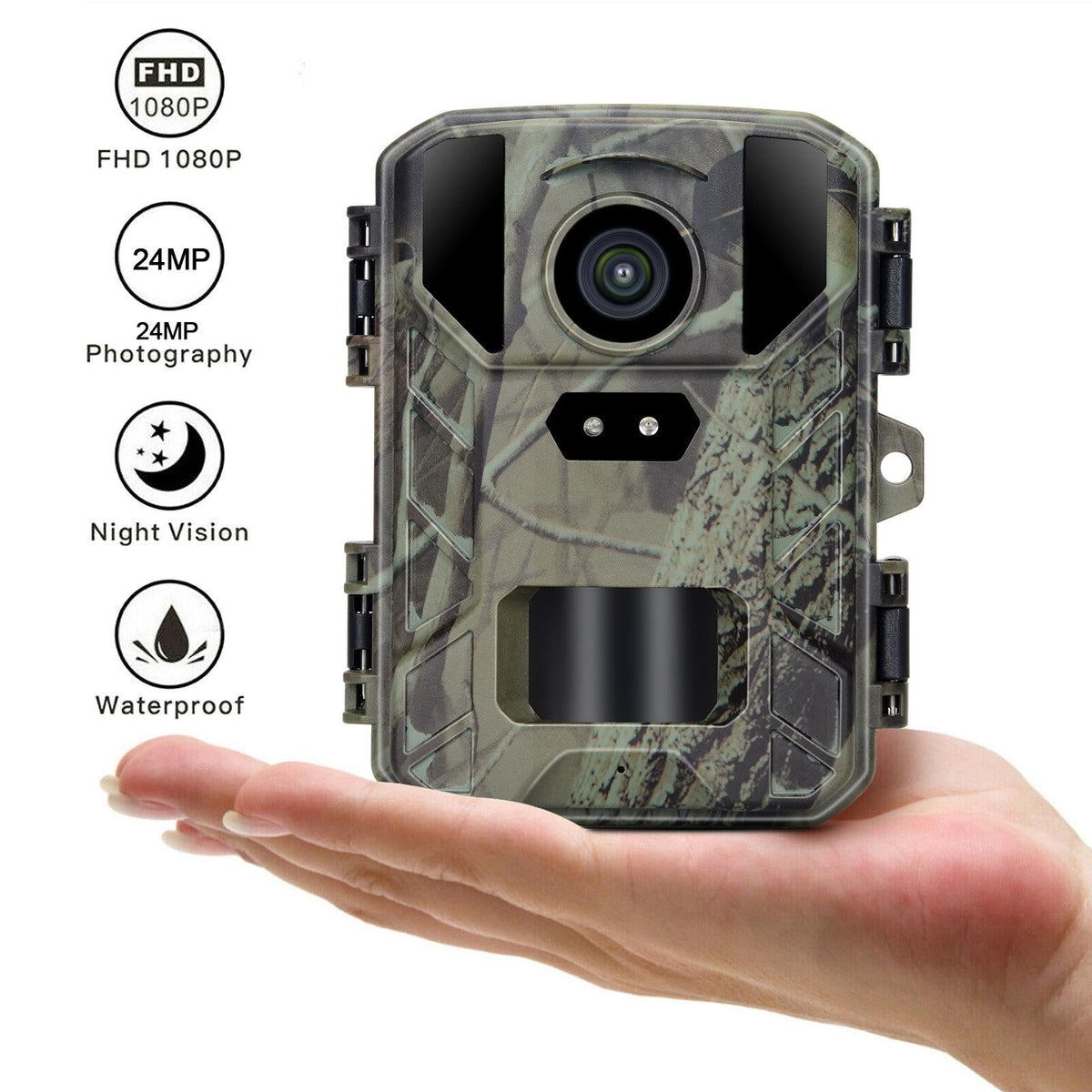 50mp / 4k Mini Wildlife Hunting Camera with Night Vision