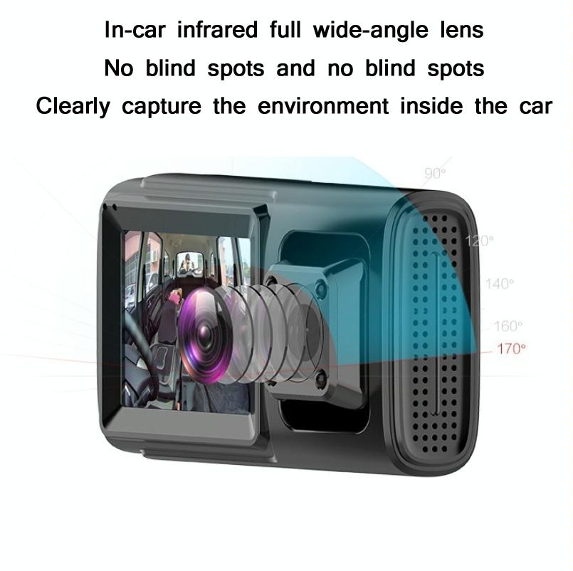 1080p In-car Night Vision Driving Recorder with Hidden Infrared