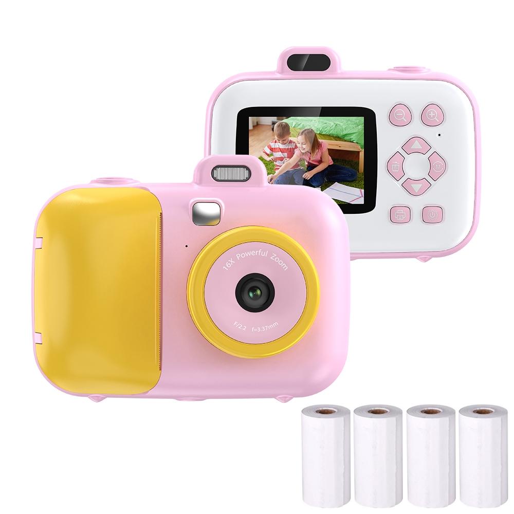 Smart Kids Thermal Camera With Printing Paper - 2.4 - Blue Focus - 503J Pink Fixed Focus
